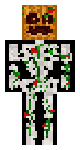 Pumpikin skeleton