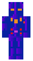 Purple and dark blue power robot