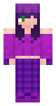 purple angel girl