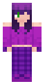 purple angel girl