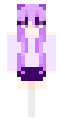 Purple girl cute