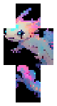 Realistic axolotl