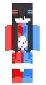 -❤️Red And Blue Girl Skin💙-