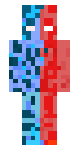 Red and blue magma