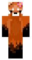 Red panda with flower ear piece