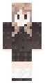 school girl brown uniform
