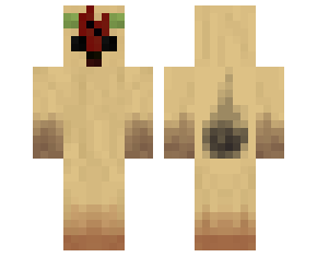 SCP-173 Minecraft Skin