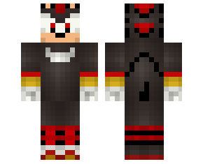 Shadow sonic boom Minecraft Skins