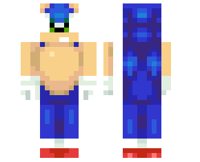 sonic feo  Minecraft Skin