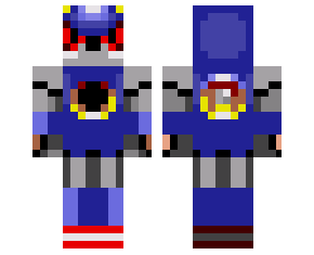 Metal Sonic Minecraft Skins