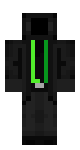 Speaker man greeb with headphones