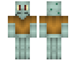 Squidward Tentacles Minecraft Skin