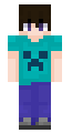 steve but anime