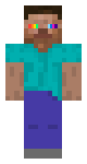 Steve herobrine rainbow