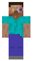 Steve herobrine rainbow