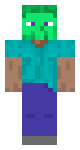 Steve Wearing An Zombie Mask