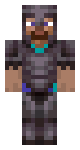Steve with netherite armour