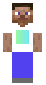 Steve with simple outfit.