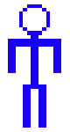 Stick Figure (Blue)