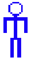 Stick Figure (Blue)