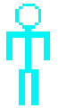 Stick Figure (Light Blue)
