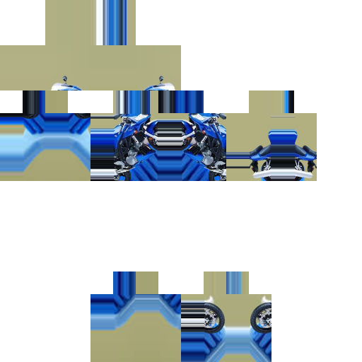 2001 Suzuki SV-650 S in blue skin