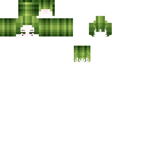 สาวหัวเขียว skin