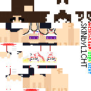 athlete girl BE correct skin