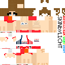 athlete girl FR correct skin