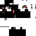 Black and red rockstar girl skin