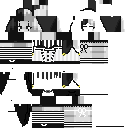 Black and White Jester (x128) skin