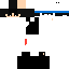 Black and white suit skin