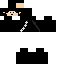 Black rope man ninja stars skin