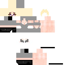 Blonde e-girl skin