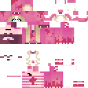 Blonde kawaii girl pink skin