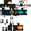 Blue and Red skin remake skin