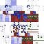 Blue cat christmas hoodie skin