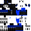 blue clownpierce skin