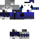 Blue Gamer Furry skin