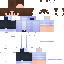Blue outfit skin