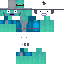 Blue slurpfish skin