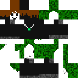 Cloak green mask skin