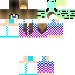 Cool tiger gamer girl skin