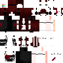 Cute hurt red girl skin