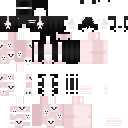 Cute matching skull girl skin
