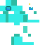 Cyan Crewmate + Egg cosmetic skin