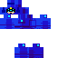 Cyber futuristic hollow police skin