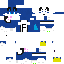 Furry cyan and blue skin