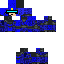 Futuristic sci fi hollow police skin