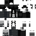headless black emo girl skin